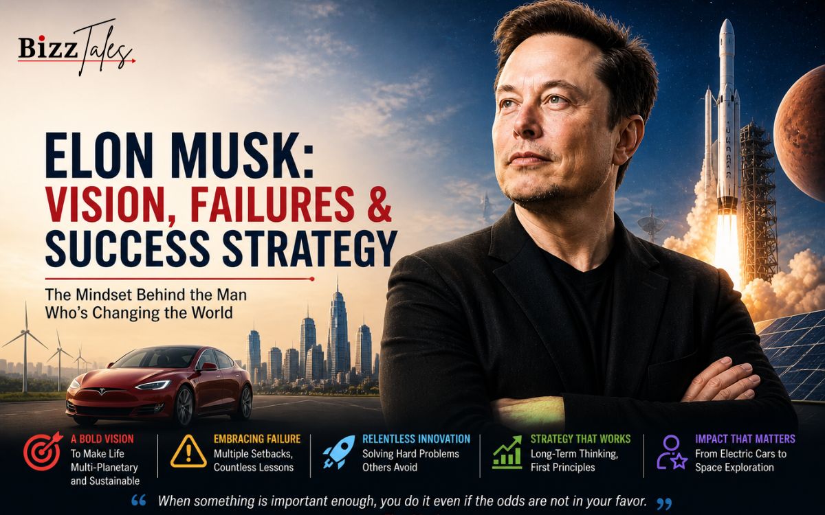 Elon Musk: Vision, Failures & Success Strategy