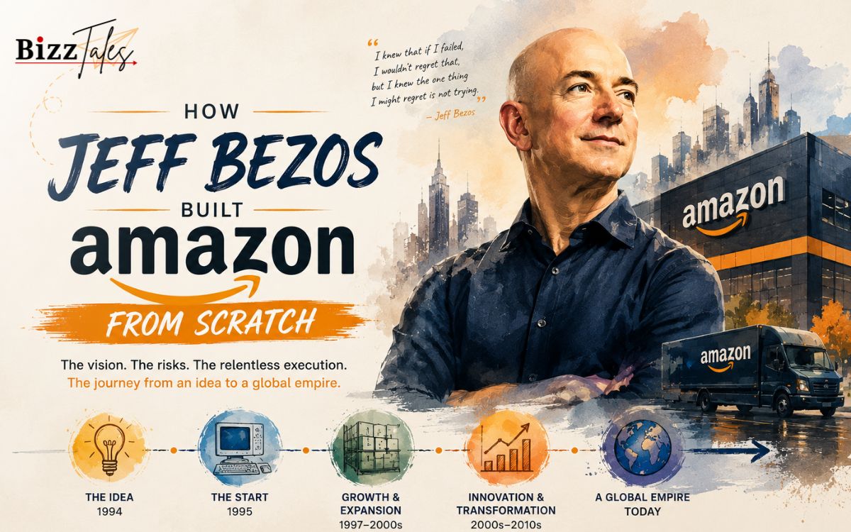 How Jeff Bezos Built Amazon from Scratch