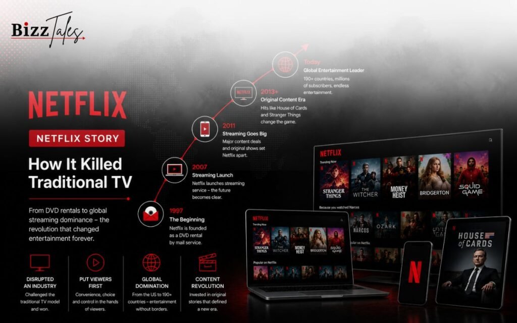 Netflix Story: How It Killed Traditional TV