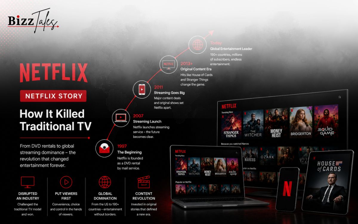 Netflix Story: How It Killed Traditional TV