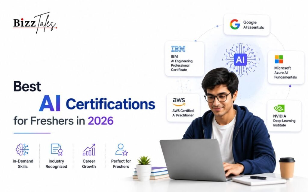 Best AI Certifications for Freshers in 2026