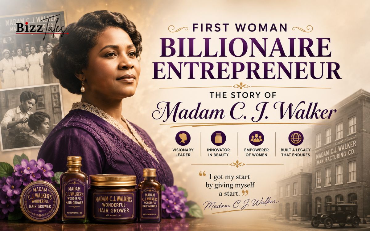 First Woman Billionaire Entrepreneur: The Story of Madam C. J. Walker