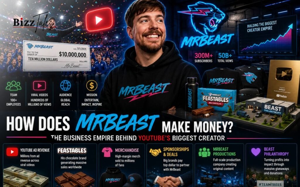 How Does MrBeast Make Money? The Business Behind YouTube’s Biggest Creator