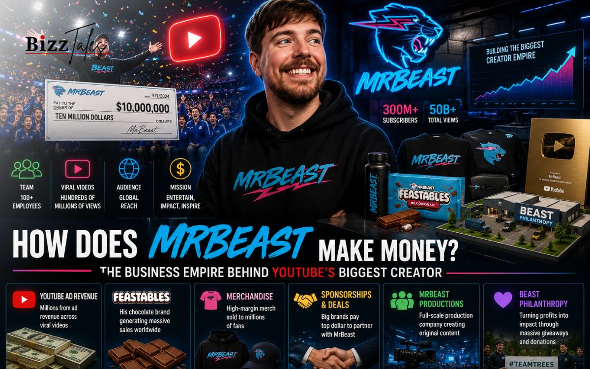 How Does MrBeast Make Money? The Business Behind YouTube’s Biggest Creator