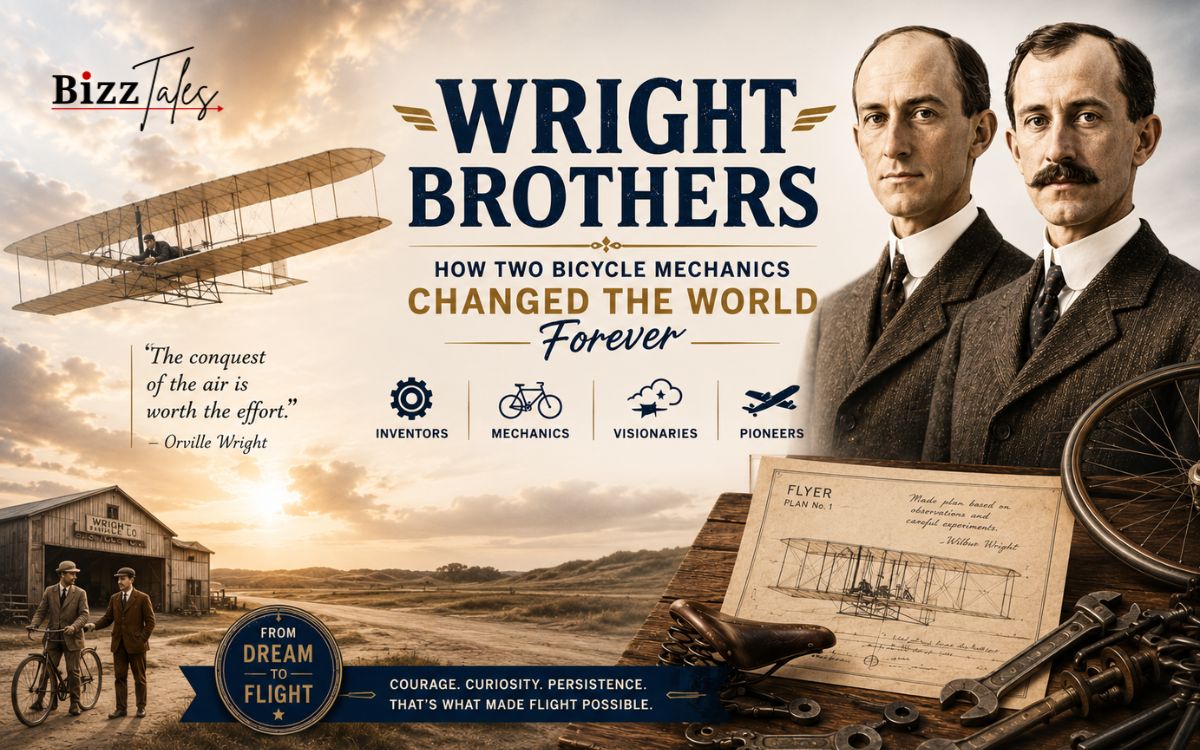 Wright Brothers: How Two Bicycle Mechanics Changed the World Forever