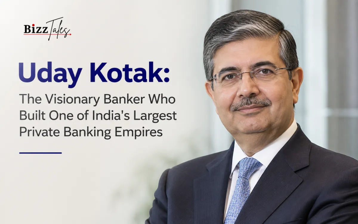 Uday Kotak: The Visionary Banker Who Built One of India's Largest Private Banking Empires
